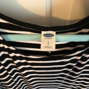 Old Navy long sleeved striped tunic dress